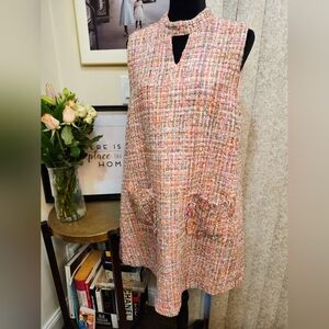 🦄 Gracia Elegant Boucle A-line Dress- Large